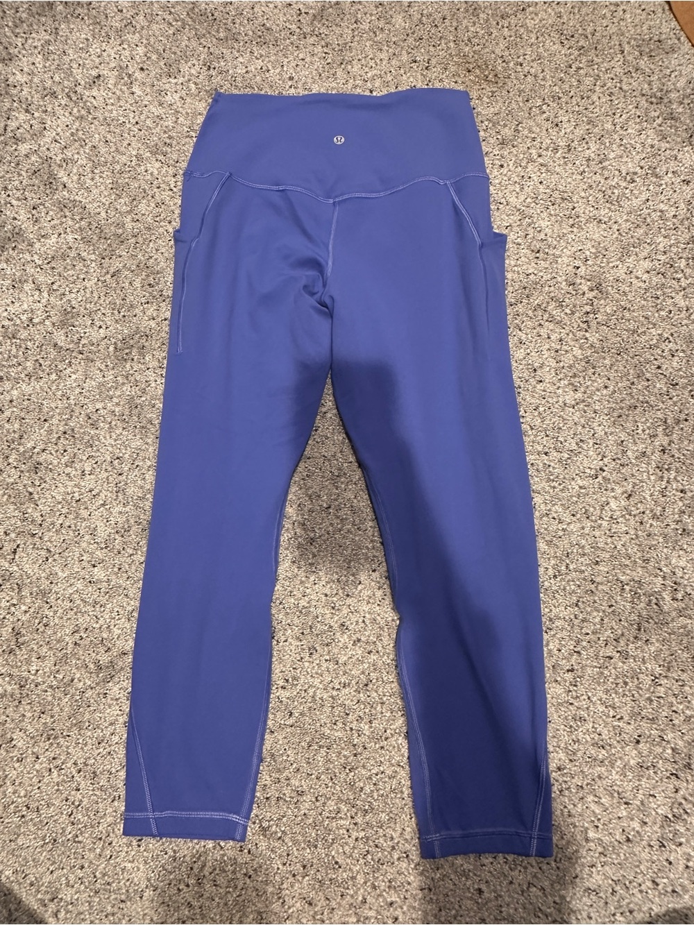 Lululemon Align High-Rise Pant 25” with Pockets Size 10 Periwinkle Blue